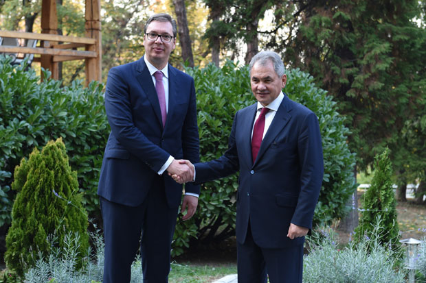 Вучић разговарао са Шојгуом